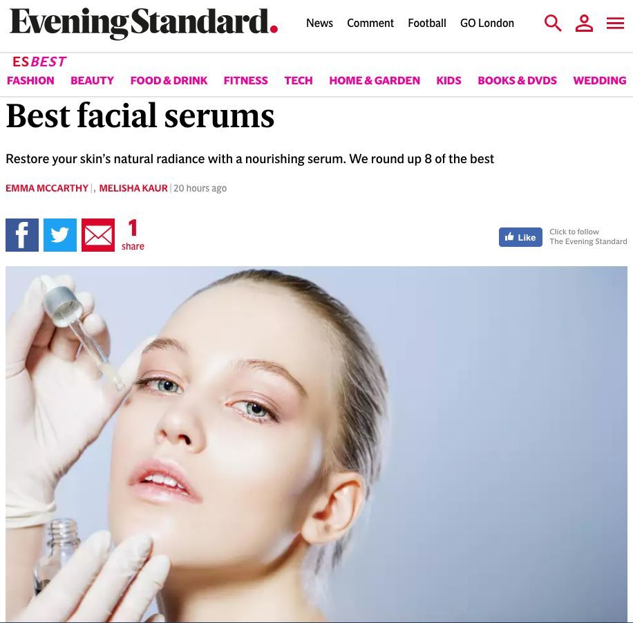 evening standard september 2018