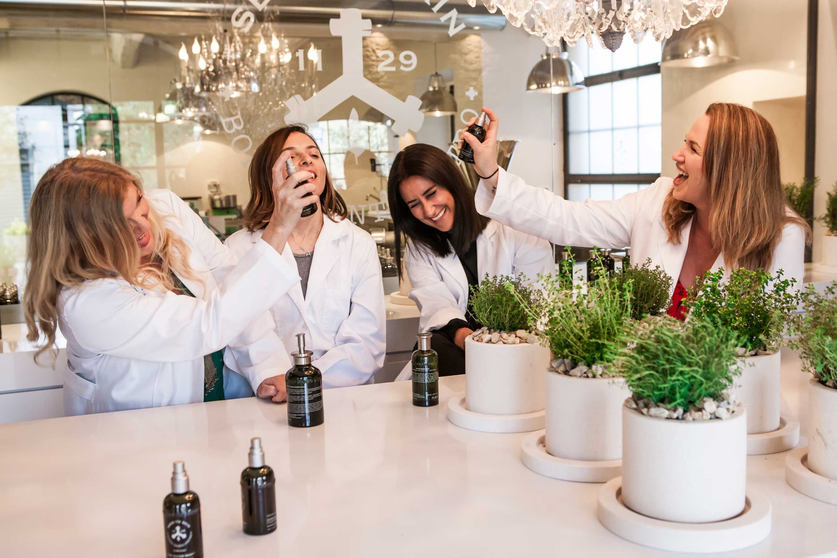 Il nostro team al laboratorio